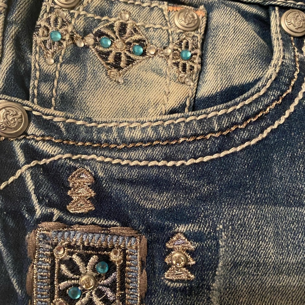 Grace blue Jean shorts